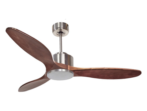 Ventilador de techo Reversible Termostato Wifi Motor DC Techos Inclinados Mando a Distancia Hypersilence Memoria