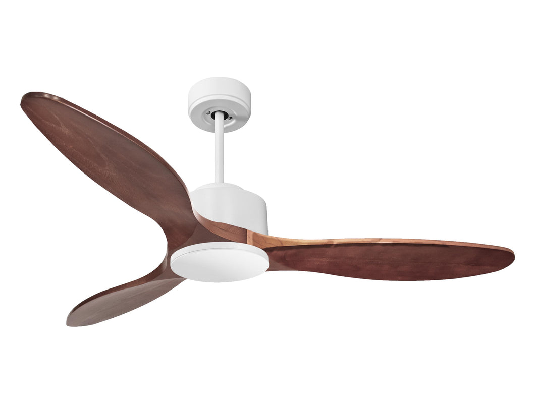 Ventilador de techo Reversible Termostato Wifi Motor DC Techos Inclinados Mando a Distancia Hypersilence Memoria