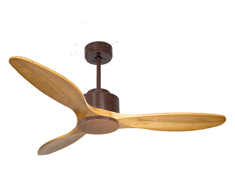 Ventilador de techo Reversible Termostato Wifi Motor DC Techos Inclinados Mando a Distancia Hypersilence Memoria