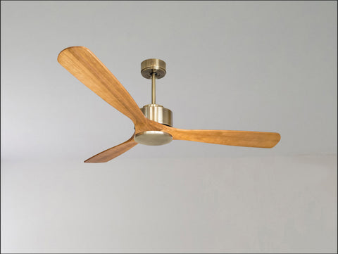 Ventilador de techo Reversible Termostato Wifi Motor DC Techos Inclinados Mando a Distancia Hypersilence Memoria