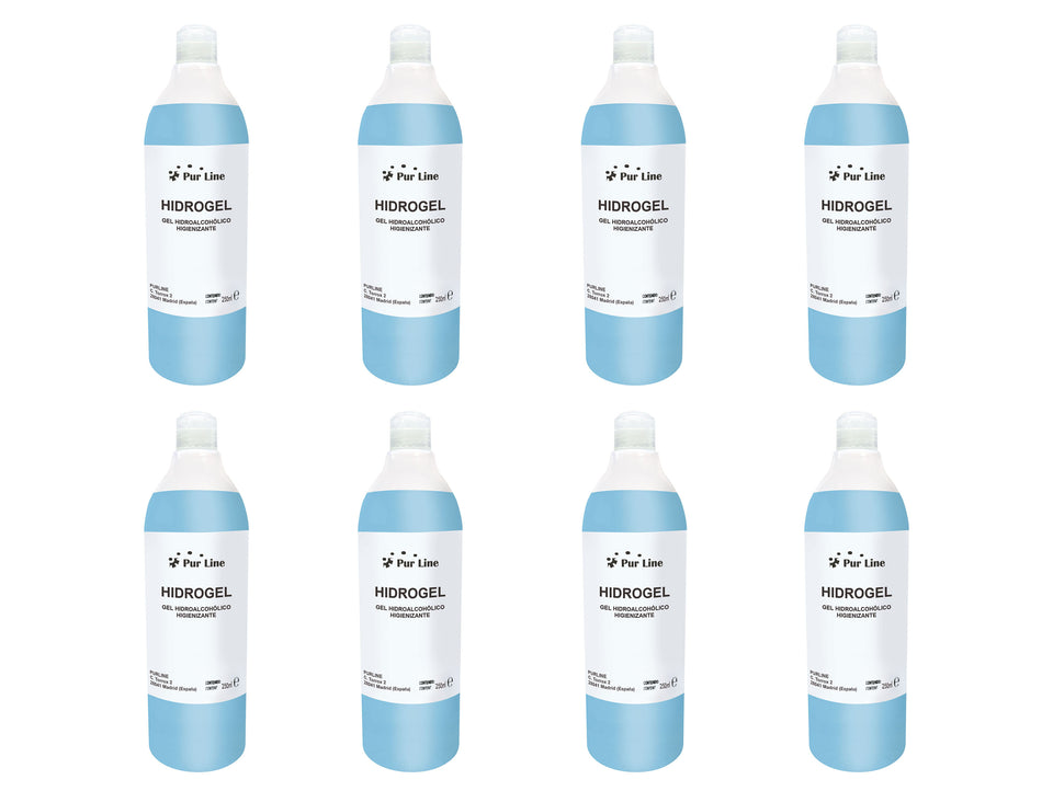 Gel hidroalcohólico higienizante, pack de 8 botellas de 250ml_1