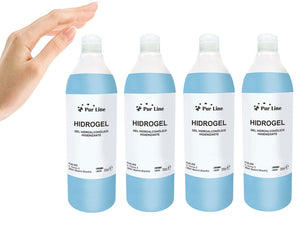 Gel hidroalcohólico higienizante. Pack de 4 botellas de 250ml