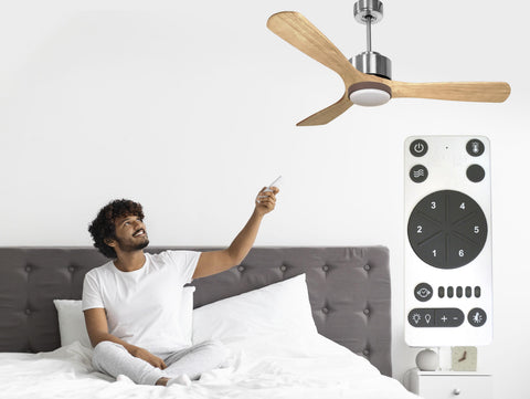 Ventilador de Techo Ultra silencioso de bajo consumo DC ParosD132C02LED66754