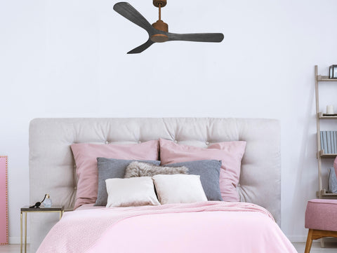 Ventilador de techo Reversible Termostato Wifi Motor DC Techos Inclinados Mando a Distancia Hypersilence Memoria 7