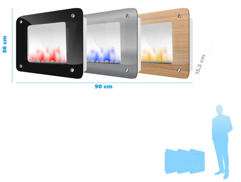 Chimenea Eléctrica con paneles intercambiables