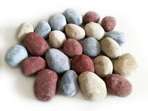 Piedras decorativas de varios colores