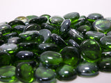 Piedras decorativas de cristal verde para chimenea de etanol