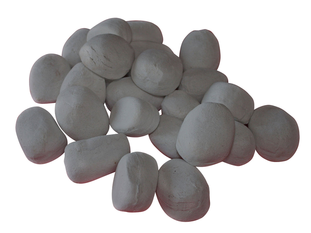 Piedras decorativas de fibra cerámica para Chimenea de etanols, 24 unidades