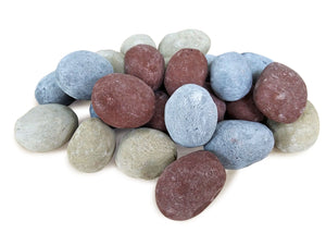 Piedras decorativas de varios colores