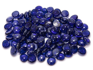 Piedras decorativas de cristal azul para chimenea de etanol