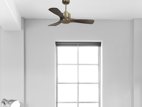 Ventilador de techo Reversible Termostato Wifi Motor DC Techos Inclinados Mando a Distancia Hypersilence Memoria 7