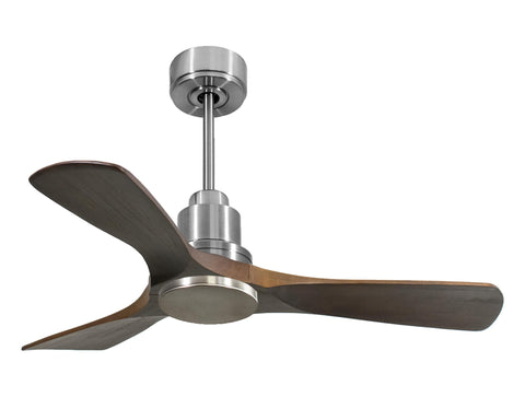 Ventilador de techo Reversible Termostato Wifi Motor DC Techos Inclinados Mando a Distancia Hypersilence Memoria 1