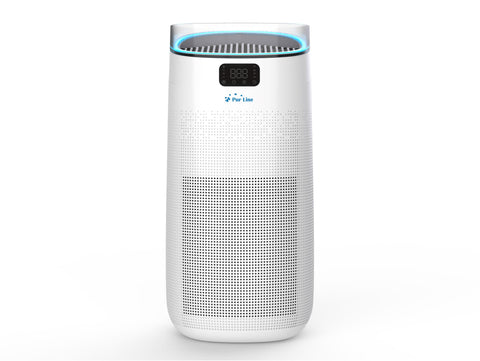 Purificador de aire con filtro HEPA H13, PM2, ionizador, pantalla LED táctil, 3 velocidades y modo AUTO para superficies de 50m2_2