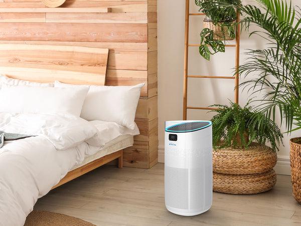 Purificador de aire con filtro HEPA H13, PM2, ionizador, pantalla LED táctil, 3 velocidades y modo AUTO para superficies de 50m2_6