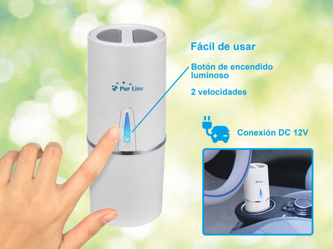 Purificador de aire de vapor frío, con filtro de carbón activo, ideal para usar en el coche._6