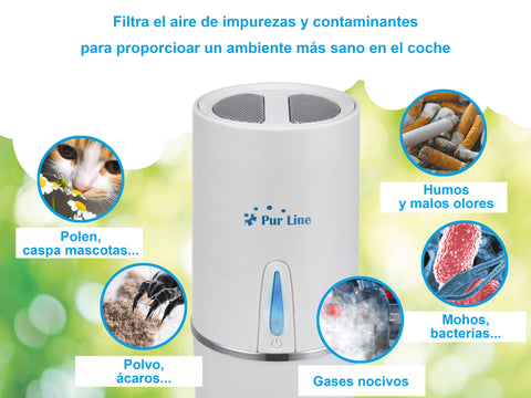 Purificador de aire de vapor frío, con filtro de carbón activo, ideal para usar en el coche._7