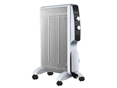 Radiador Eléctrico - Purline | 2000W | Bajo Consumo | Negro | Sin Fluido | Con Ruedas