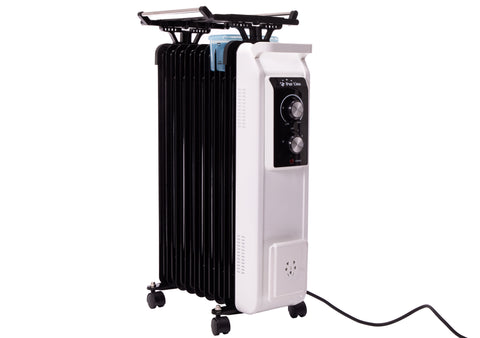 Radiador de aceite 2000 W bajo consumo con tendedero