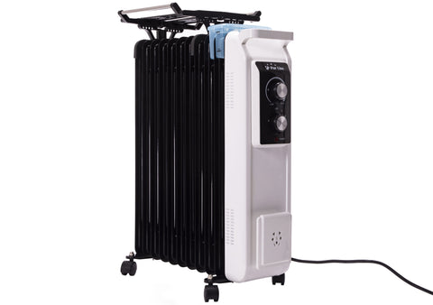 Radiador de aceite 2000 W bajo consumo con tendedero