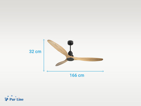 Ventilador de techo Reversible Termostato Wifi Motor DC Techos Inclinados Mando a Distancia Hypersilence Memoria 6