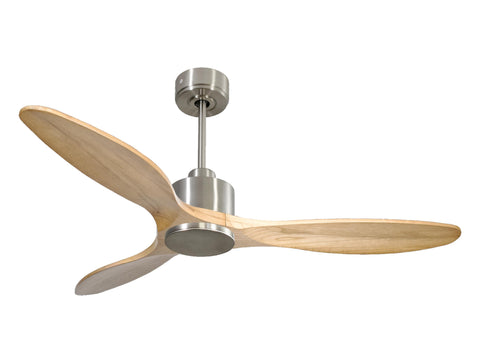 Ventilador de techo Reversible Termostato Wifi Motor DC Techos Inclinados Mando a Distancia Hypersilence Memoria 1