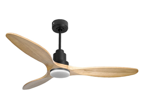 Ventilador de techo Reversible Termostato Dimable Wifi Motor DC Techos Inclinados Mando a Distancia Luz tres tonos Hypersilence Memoria 1