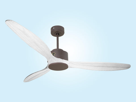 Ventilador de techo Reversible Termostato Wifi Motor DC Techos Inclinados Mando a Distancia Hypersilence Memoria