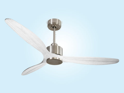 Ventilador de techo Reversible Termostato Wifi Motor DC Techos Inclinados Mando a Distancia Hypersilence Memoria