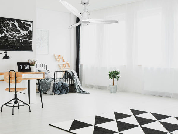 Ventilador de techo Wifi Motor DC Mando a Distancia Hypersilence Memoria