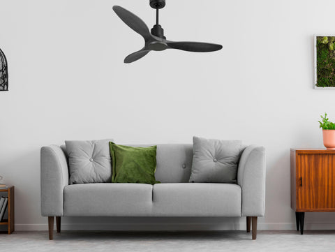 Ventilador de techo Reversible Termostato Wifi Motor DC Techos Inclinados Mando a Distancia Hypersilence Memoria 5