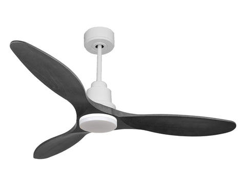 Ventilador de techo Reversible Termostato Dimable Wifi Motor DC Techos Inclinados Mando a Distancia Luz tres tonos Hypersilence Memoria 1