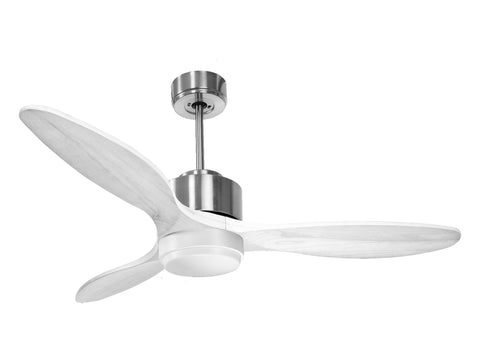 Ventilador de techo Modo Invierno/Verano Termostato Dimable Wifi Motor DC Techos Inclinados Mando a Distancia Luz tres tonos Hypersilence Memoria