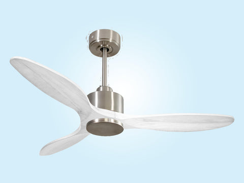 Ventilador de techo Reversible Termostato Wifi Motor DC Techos Inclinados Mando a Distancia Hypersilence Memoria