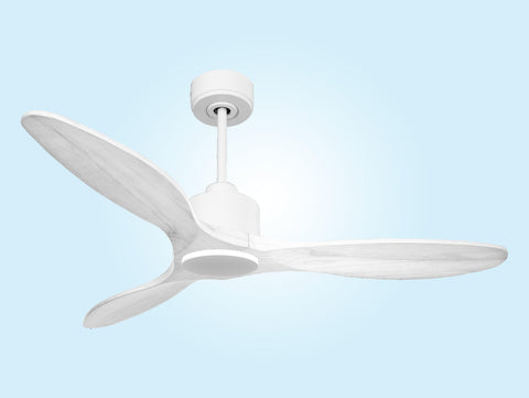 Ventilador de techo Reversible Termostato Wifi Motor DC Techos Inclinados Mando a Distancia Hypersilence Memoria