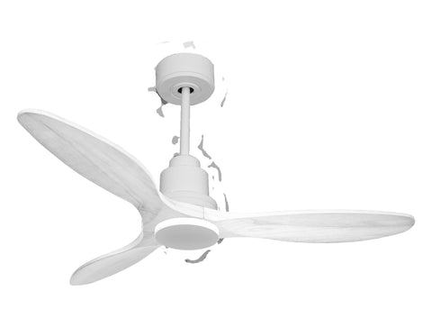 Ventilador de techo Modo Invierno/Verano Termostato Wifi Motor DC Techos Inclinados Mando a Distancia Hypersilence Memoria