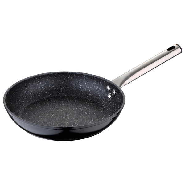 Sartén grill de 30 cm en aluminio forjado con recubrimiento antiadherente, acabado en negro_1