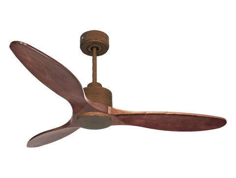 Ventilador de techo Reversible Termostato Wifi Motor DC Techos Inclinados Mando a Distancia Hypersilence Memoria 1