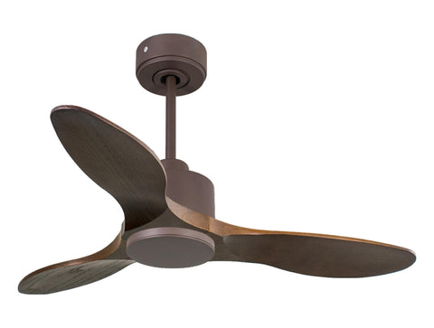 Ventilador de techo Reversible Termostato Wifi Motor DC Techos Inclinados Mando a Distancia Hypersilence Memoria 1