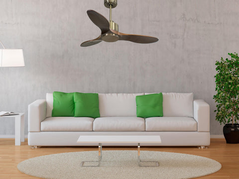 Ventilador de techo Reversible Termostato Wifi Motor DC Techos Inclinados Mando a Distancia Hypersilence Memoria 7