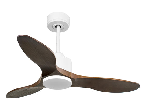 Ventilador de techo Reversible Termostato Wifi Motor DC Techos Inclinados Mando a Distancia Hypersilence Memoria 1