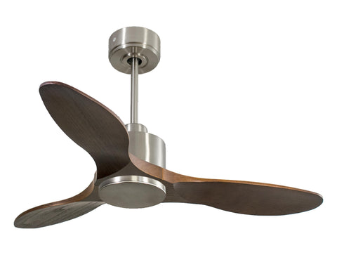 Ventilador de techo Reversible Termostato Wifi Motor DC Techos Inclinados Mando a Distancia Hypersilence Memoria 1