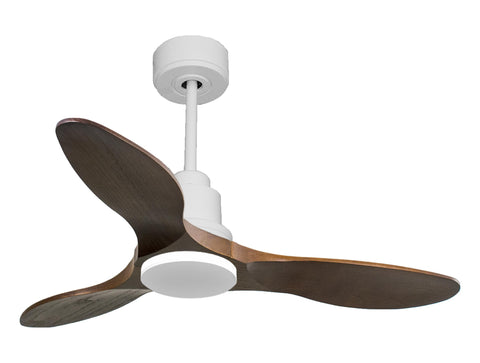 Ventilador de techo Reversible Termostato Wifi Motor DC Techos Inclinados Mando a Distancia Hypersilence Memoria 1