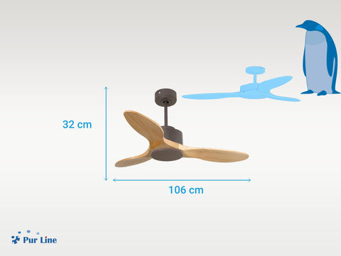 Ventilador de Techo Ultra silencioso de bajo consumo DC SpetsesD106C0265320