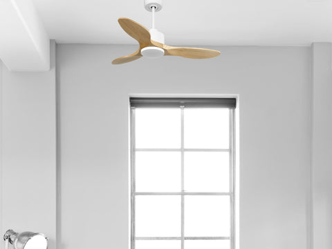 Ventilador de techo Reversible Termostato Wifi Motor DC Techos Inclinados Mando a Distancia Hypersilence Memoria 7