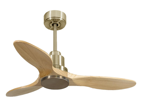 Ventilador de techo Reversible Termostato Wifi Motor DC Techos Inclinados Mando a Distancia Hypersilence Memoria 1