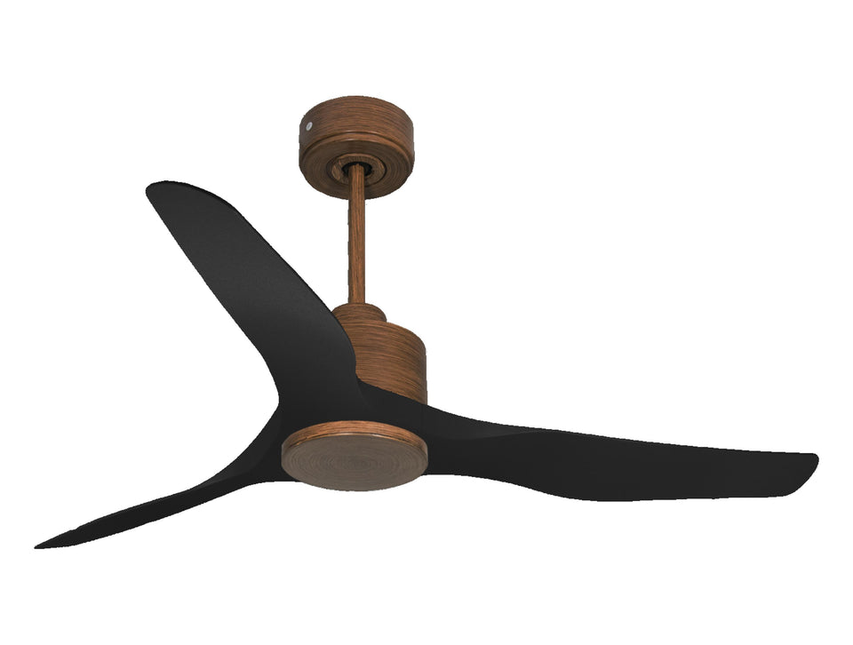 Ventilador de techo Reversible Termostato Wifi Motor DC Techos Inclinados Mando a Distancia Adaptador 2/3 Aspas Hypersilence Memoria 1