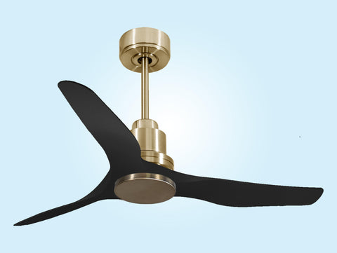 Ventilador de techo Reversible Termostato Wifi Motor DC Techos Inclinados Mando a Distancia Adaptador 2/3 Aspas Hypersilence Memoria 1