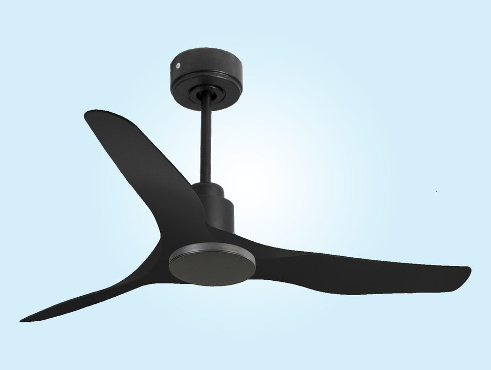 Ventilador de techo Reversible Termostato Wifi Motor DC Techos Inclinados Mando a Distancia Adaptador 2/3 Aspas Hypersilence Memoria 3