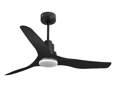 Ventilador de techo Reversible Termostato Dimable Wifi Motor DC Techos Inclinados Mando a Distancia Luz tres tonos Adaptador 2/3 Aspas Hypersilence Memoria 1