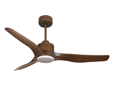 Ventilador de techo Reversible Termostato Dimable Wifi Motor DC Techos Inclinados Mando a Distancia Luz tres tonos Adaptador 2/3 Aspas Hypersilence Memoria 1